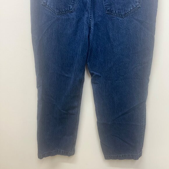 Abercrombie & Fitch Curve Love The Loose High Rise dark wash jeans 29 or 8 short - Picture 10 of 11